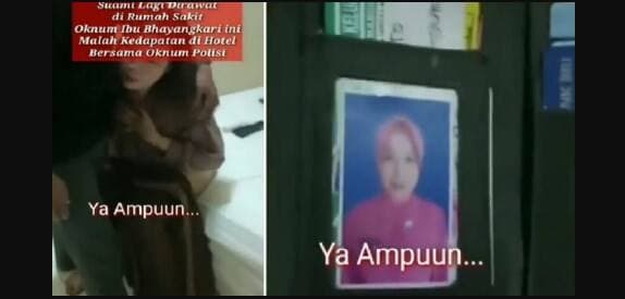 Viral Istri Polisi Ngamar dengan Polisi Saat Suami Dirawat di RS, Setengah Telanjang Saat Digerebek!