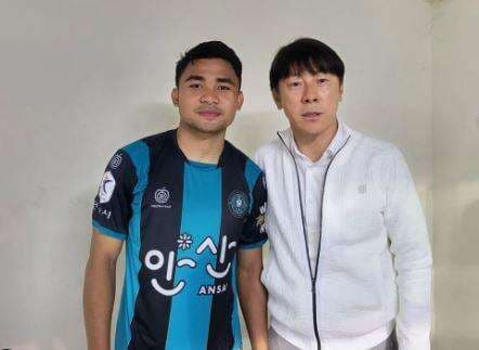 Asnawi Mangkualam Cetak Gol Perdana untuk Ansan Greeners, Shin Tae Yong Girang
