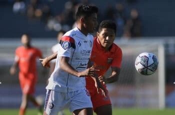 Ahmad Nur Hardianto Menggila, Borneo FC Tinggalkan Arema FC 2-0 di Babak Pertama