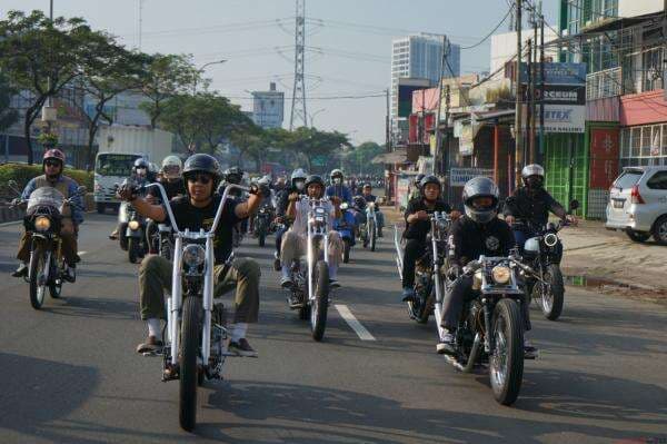 Begini Jika Workshop Vespa dan Motor Custom Gelar Acara