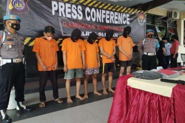 Rusuh Suporter Sepak Bola di Jogja, 36 Orang Ditangkap 5 Jadi Tersangka