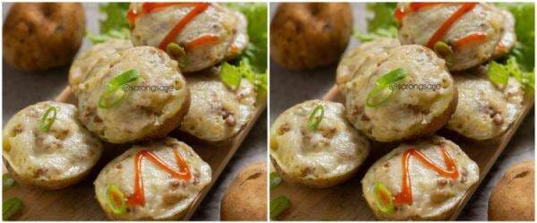 Cara membuat kentang kukus isi daging, camilan enak yang bikin nagih