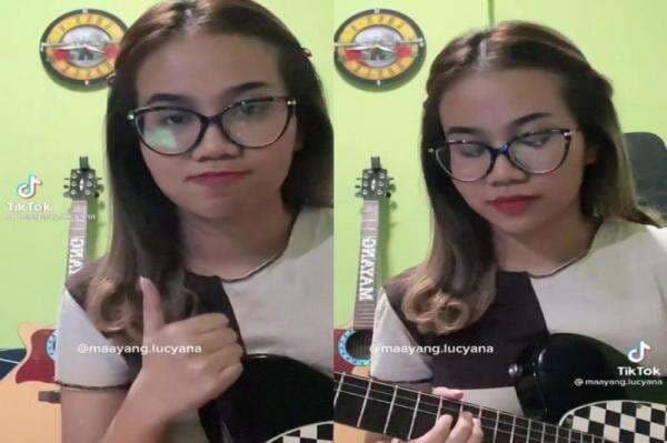 Mayang Pamer Jago Main Gitar Listrik, Dipuji Netizen: Terus Berkarya Mayang, Keren!