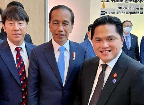 Shin Tae-yong Bertemu Presiden Joko Widodo di Korea Selatan, Ada Apa? Shin Tae-yong Bertemu Presiden Joko Widodo di Korea Selatan, Ada Apa?