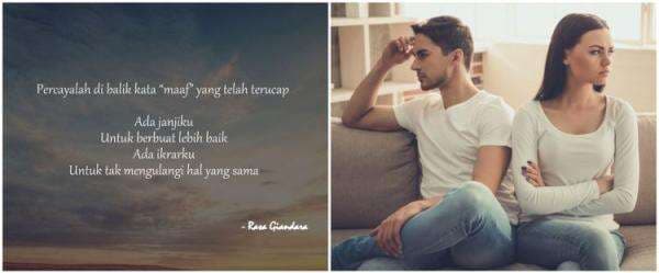 85 Kata-kata minta maaf buat pacar, romantis, ampuh dan menyentuh