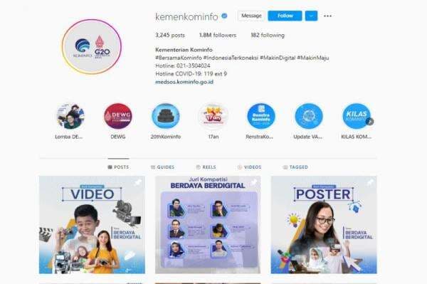 Instagram Kominfo Tuai Kritik Netizen, Buntut Blokir Steam hingga PayPal