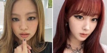 Jennie BLACKPINK versus Giselle Aespa Saat Pakai Jaket Kulit yang Sama