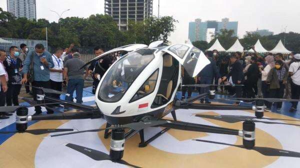 Ehang 216 Uji Terbang Bawa Boneka, Rudy Salim: Siap Angkut Penumpang Ehang 216 Uji Terbang Bawa Boneka, Rudy Salim: Siap Angkut Penumpang