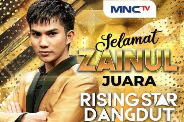 Selamat! Zainul Resmi Jadi Juara Rising Star Dangdut