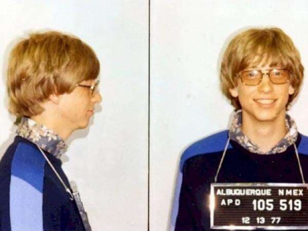 Bill Gates Juga Manusia! Foto Masa Mudanya Pernah Masuk Penjara Viral, Gak Nyangka Gegara Kasus Ini