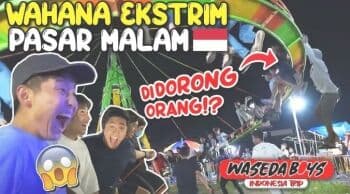 Cobain Naik Kora-Kora di Pasar Malam, Wasedaboys Kaget dengan Sistemnya!