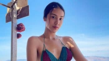 7 Potret Anya Geraldine Liveaboard di Labuan Bajo, Seksi Pakai Bra hingga Mandi Busa!