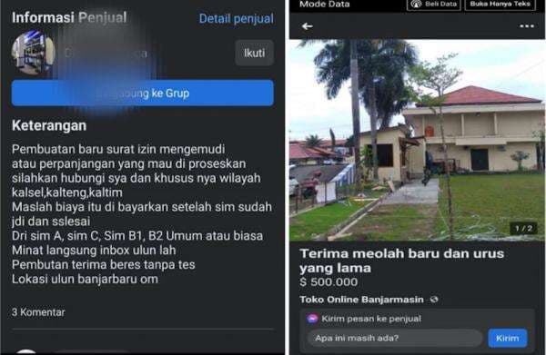 Modus Bantu Bikin SIM, Dua Napi Lapas Banjarmasin Tipu Mahasiswa di Banjarbaru