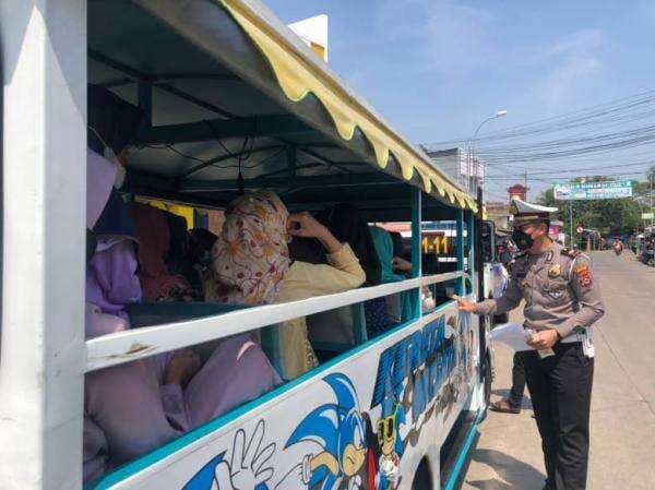 Polres Serang Polda Banten Razia Odong Odong, Cegah Kasus Maut Odong Odong Tertabrak Kereta