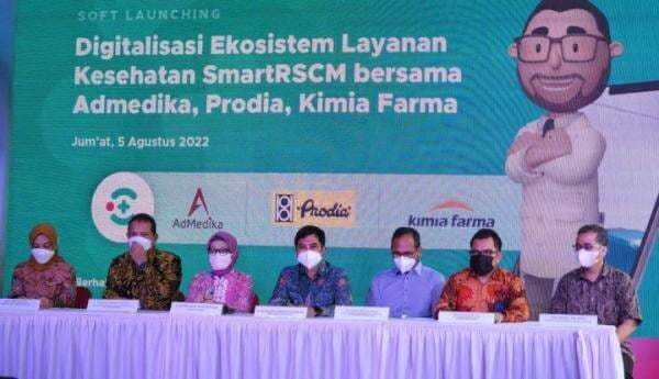 RSCM dan Kimia Farma Apotek Luncurkan Layanan Tebus Resep Online Melalui Aplikasi SmartRSCM RSCM dan Kimia Farma Apotek Luncurkan Layanan Tebus Resep Online Melalui Aplikasi SmartRSCM