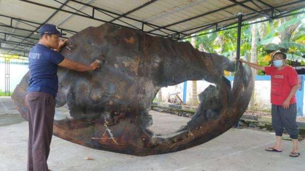 BRIN Pontianak Bawa 2 Potongan Roket China untuk Diteliti