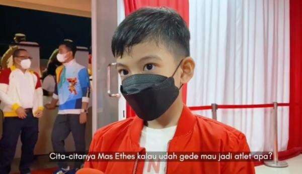 Ditanya Soal Cita-Cita, Jan Ethes: Mau Jadi Presiden Kaya Mbah