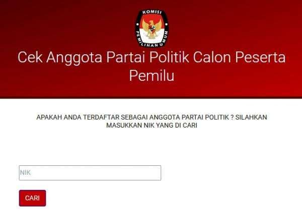 NIK Dicatut Parpol untuk Daftar ke KPU, Begini Cara Pengecekan dan Pengaduannya