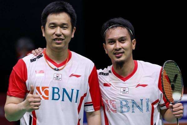 Jelang Kejuaraan Dunia, Mohammad Ahsan Pakai Pedang Zoro