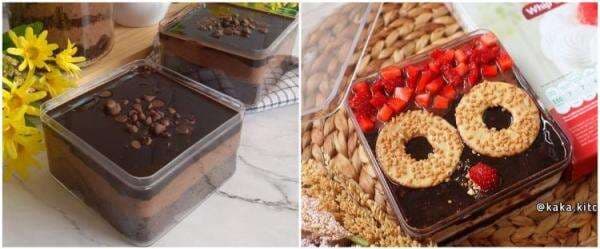13 Cara membuat dessert box cokelat, enak, legit, dan praktis