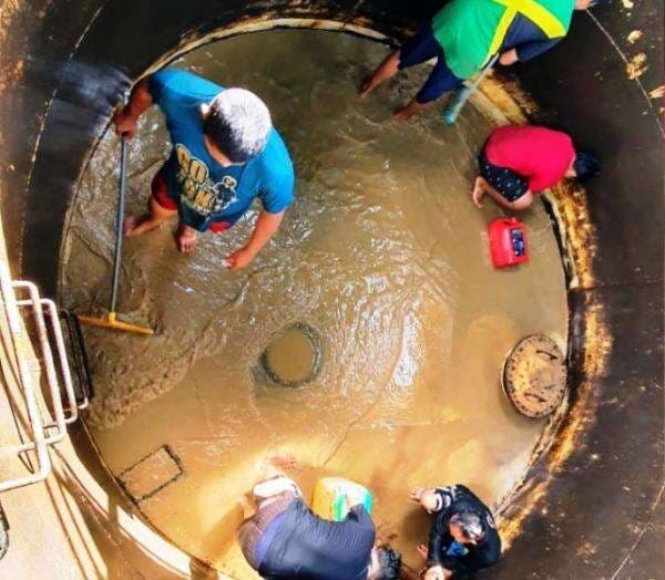 Distribusi Air di Kandangan Macet, PDAM Tirta Amandit Maintenance