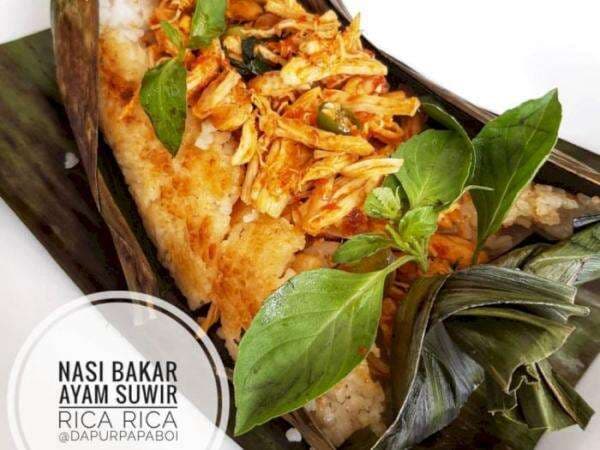 Resep Nasi Bakar Ayam Suwir, Menu Sarapan Pagi Simple!