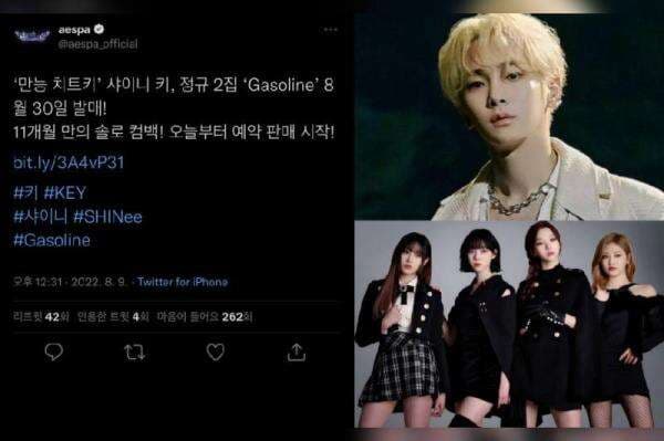 Kocak! Admin Medsos Aespa Tak Sengaja Posting Info Comeback Key SHINee