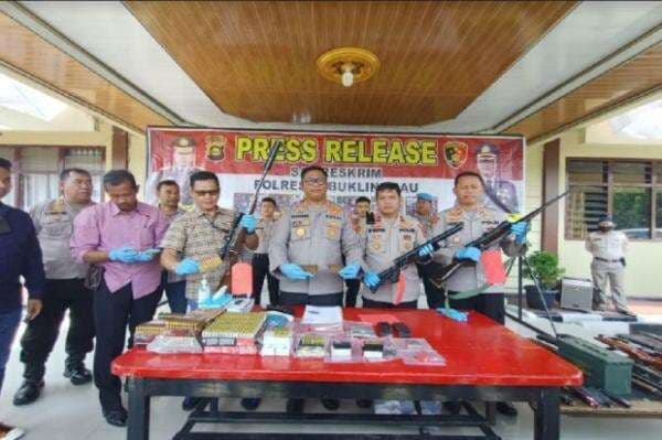 Miliki Senjata Api dan Amunisi Ilegal, Oknum Pengurus Perbakin Mura Ditangkap