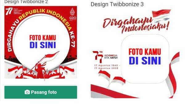 45 Link Template Twibbonize, Buat Twibbon Online HUT RI ke-77 Tanpa Ribet