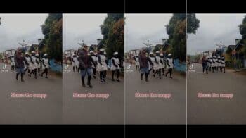 Viral Emak-Emak Lombak Gerak Jalan Pakai Kostum Shaun The Sheep, Netizen: Ngakak Brutal Viral Emak-Emak Lombak Gerak Jalan Pakai Kostum Shaun The Sheep, Netizen: Ngakak Brutal