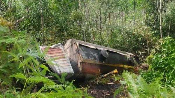 Truk Pengangkut CPO Masuk Jurang dan Terbakar di Kampar, Sopir Loncat Truk Pengangkut CPO Masuk Jurang dan Terbakar di Kampar, Sopir Loncat