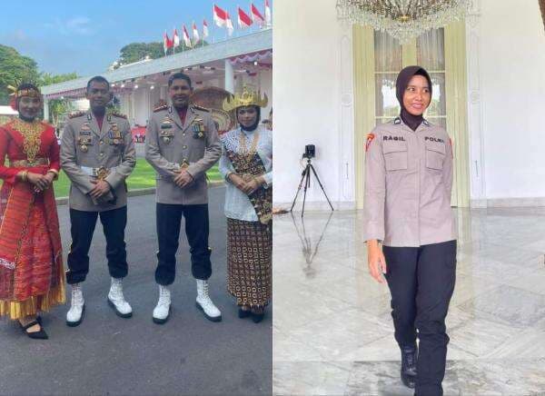 Cantiknya Briptu Ragil Rahmi, Polwan Pertama Polda Sultra Jadi MC HUT Kemerdekaan di Istana