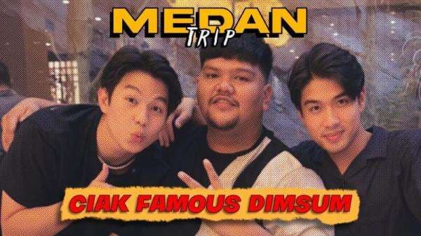 Palitho, Victor, dan Alden Serbu Makanan Serba Dimsum di Medan!