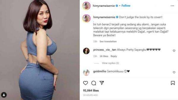 Tante Ernie Lagi-Lagi Umbar Pose Seksi, Netizen: Reflek Zoom Tante Ernie Lagi-Lagi Umbar Pose Seksi, Netizen: Reflek Zoom