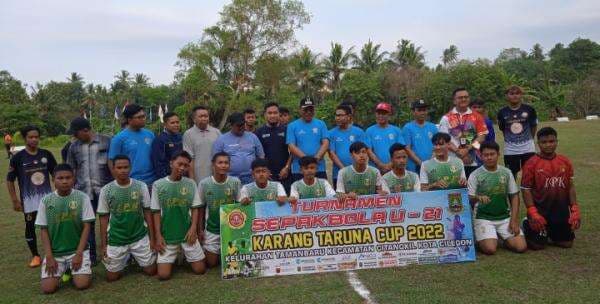 Karang Taruna Bina Karsa Kelurahan Taman Baru Gelar Turnamen Sepak Bola U-21