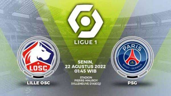 Link Live Streaming Liga Prancis: Lille vs PSG