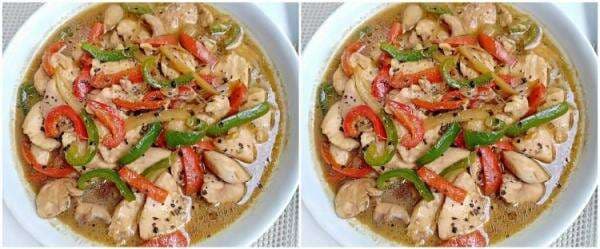 Resep ayam paprika kuah lada hitam, nikmat dan istimewa