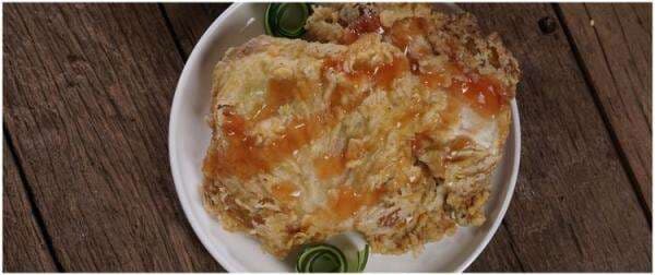 Sawi Putih Crispy Asam Manis