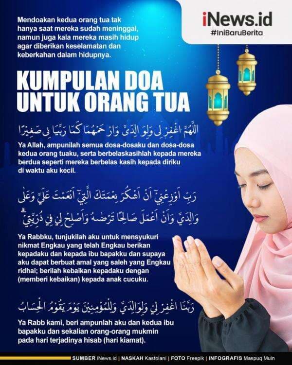 3 Do`a untuk Orangtua Tercinta, Yuk Ajarkan Si Kecil!