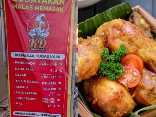 Waduh, Warung ini Bikin Pusing Para Pembelinya, Mau Makan Ayam Harus Pinter Ngitung Dulu! Waduh, Warung ini Bikin Pusing Para Pembelinya, Mau Makan Ayam Harus Pinter Ngitung Dulu!