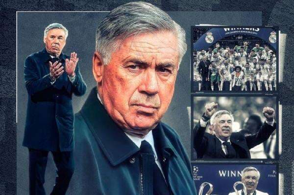 Selamat! Carlo Ancelotti Terpilih sebagai Pelatih Terbaik Eropa 2021-2022