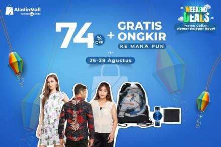 Gajian Tiba, Waktunya Melipir ke AladinMall by Mister Aladin! Ada Diskon hingga 74%