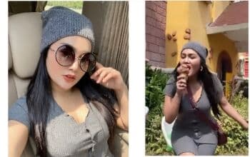 Potret Intan Ratna Juwita di Taman Bermain, Netizen Salfok Caranya Jilat Es Krim