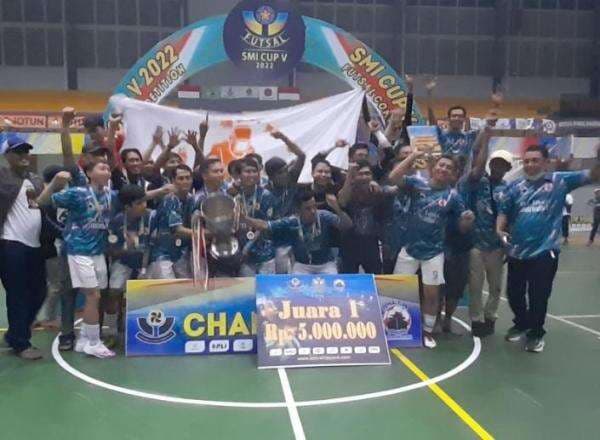 Meriahkan HUT Kemerdekaan RI ke 77, PT SMI (Group) Gelar Turnamen Futsal Antar Karyawan Dan Subkon