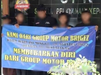 Dibubarkan Polisi, 5 Remaja Bersenjata Tajam Janji Keluar dari Geng Motor