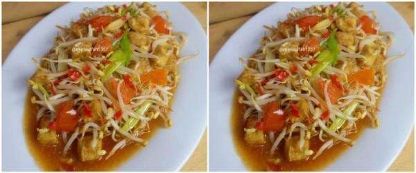 Resep tumis tauge tahu kuah, enak, segar, dan bikin nagih