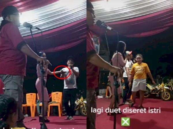 Viral, Bocah Perempuan Ngamuk Gegara Ayah Nyawer Biduan, Gak Rela sambil Pegang-pegangan