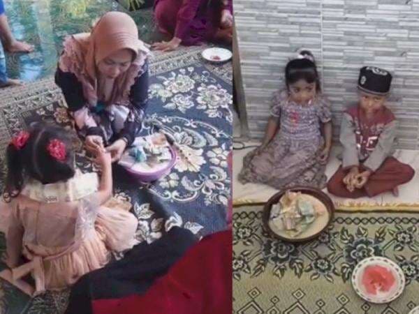 Viral Bocah 4 Tahun Jalani Acara Tunangan, Netizen Iba: Cinta Tak Selamanya Indah Dek! Viral Bocah 4 Tahun Jalani Acara Tunangan, Netizen Iba: Cinta Tak Selamanya Indah Dek!