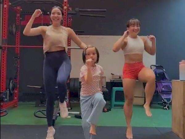 Gaya Gisel Goyang TikTok Bareng Gempi Pas Workout Viral, Ditonton Hingga Jutaan Kali