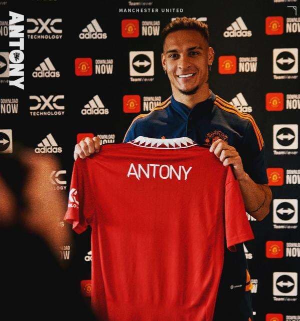 Tiba di Old Trafford, Antony Tak Sabar Jalani Debut Bersama MU